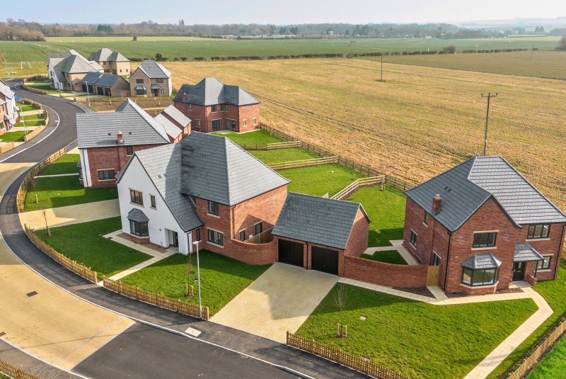 Aerial street view image of The Hawthorns development